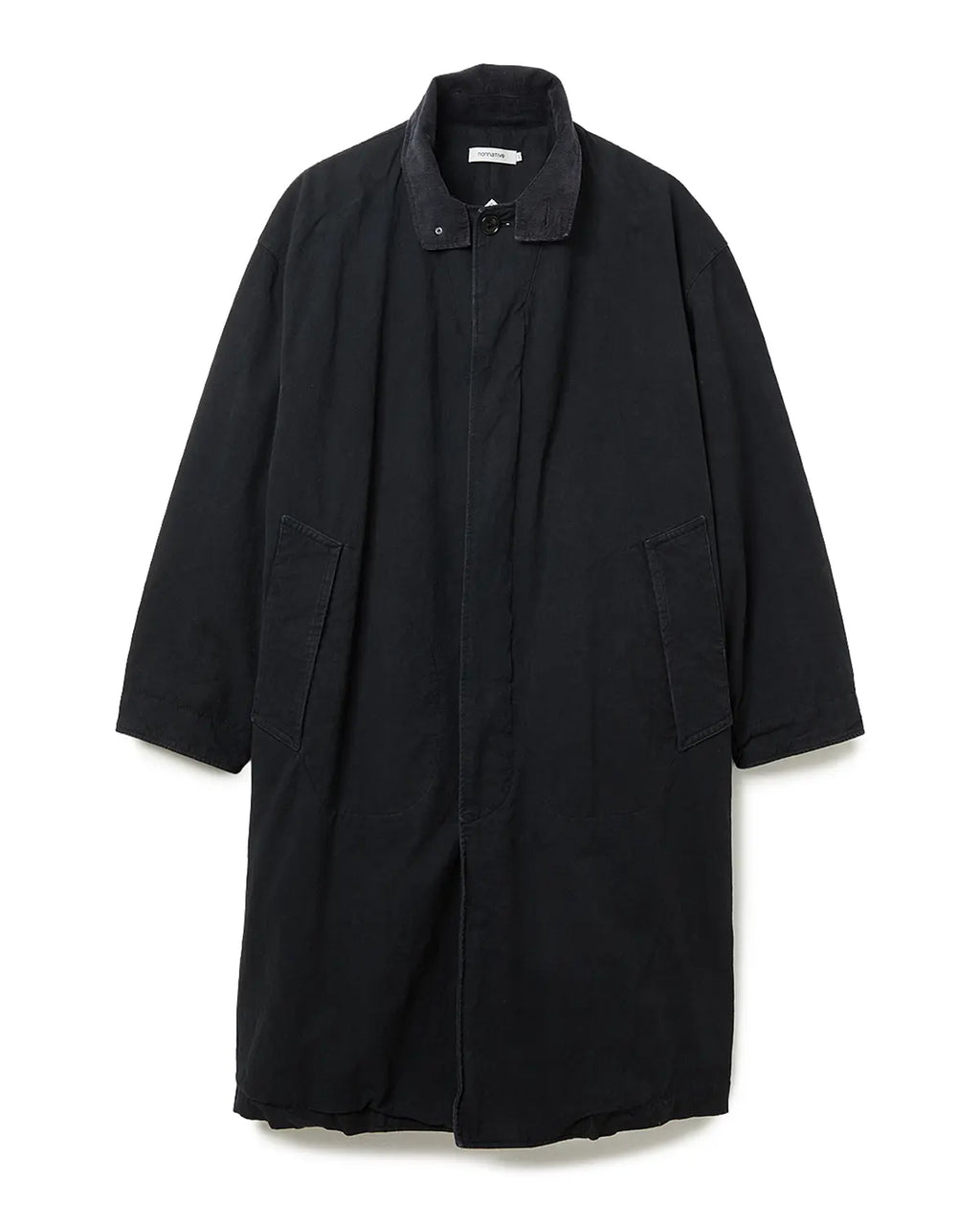 Wanderer Long Coat C/Li Canvas Sulfur Dye with WINDSTOPPER