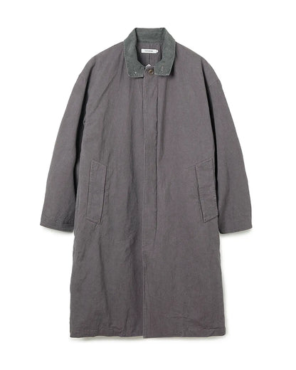 Wanderer Long Coat C/Li Canvas Sulfur Dye with WINDSTOPPER