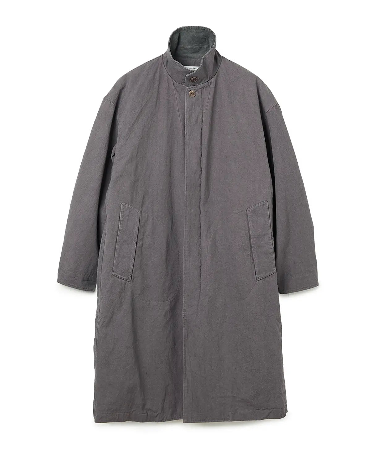 Wanderer Long Coat C/Li Canvas Sulfur Dye with WINDSTOPPER