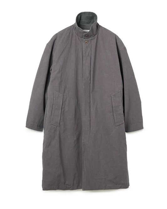 Wanderer Long Coat C/Li Canvas Sulfur Dye with WINDSTOPPER