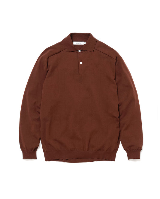 Dweller L/S Polo Sweater C/P Yarn