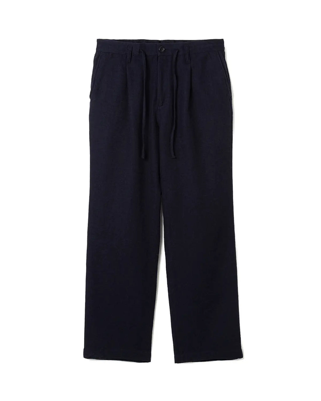 Laborer Easy Trousers Wool Cotton Twill