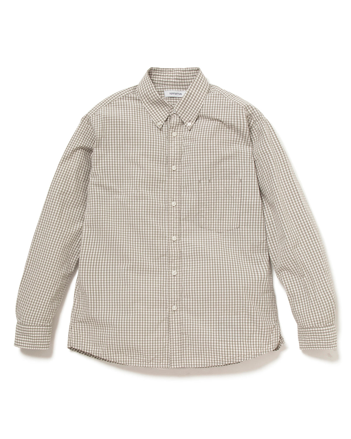 Dweller B.D. Shirt Cotton Typewriter Gingham Check