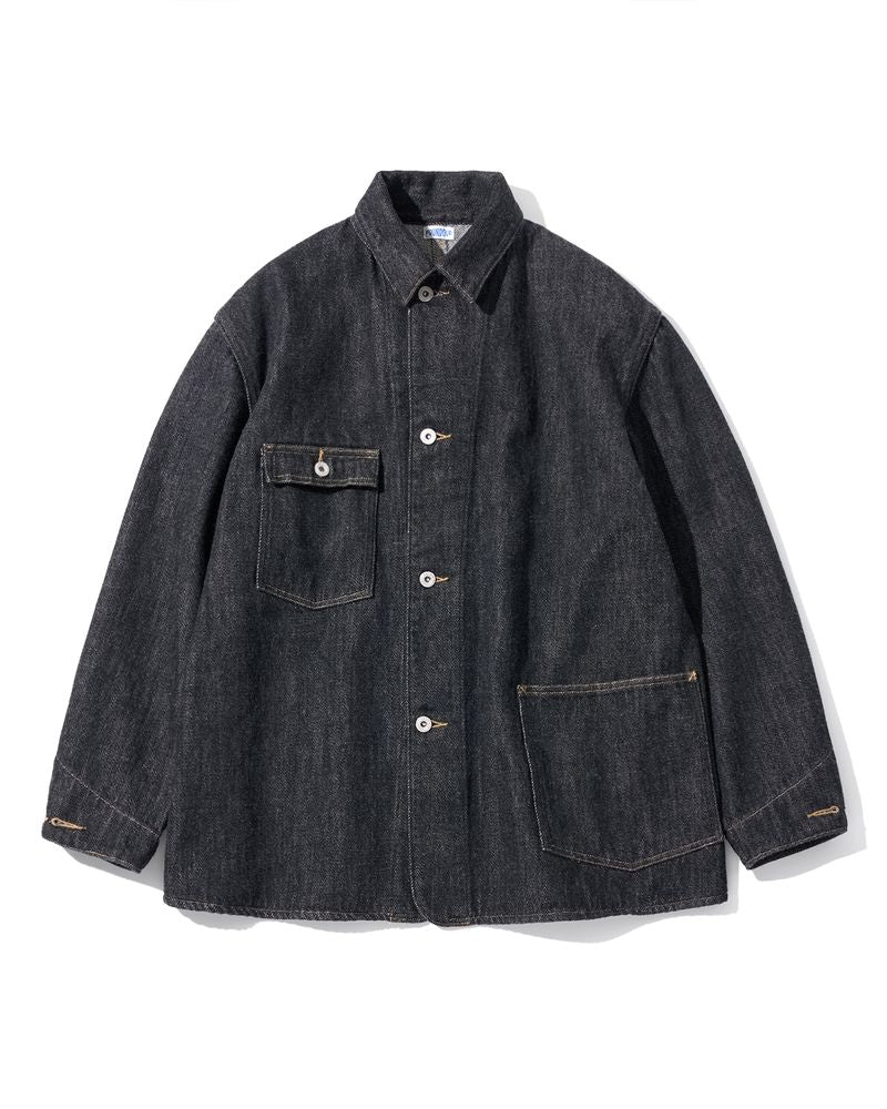 Loosely Woven Denim Coverall