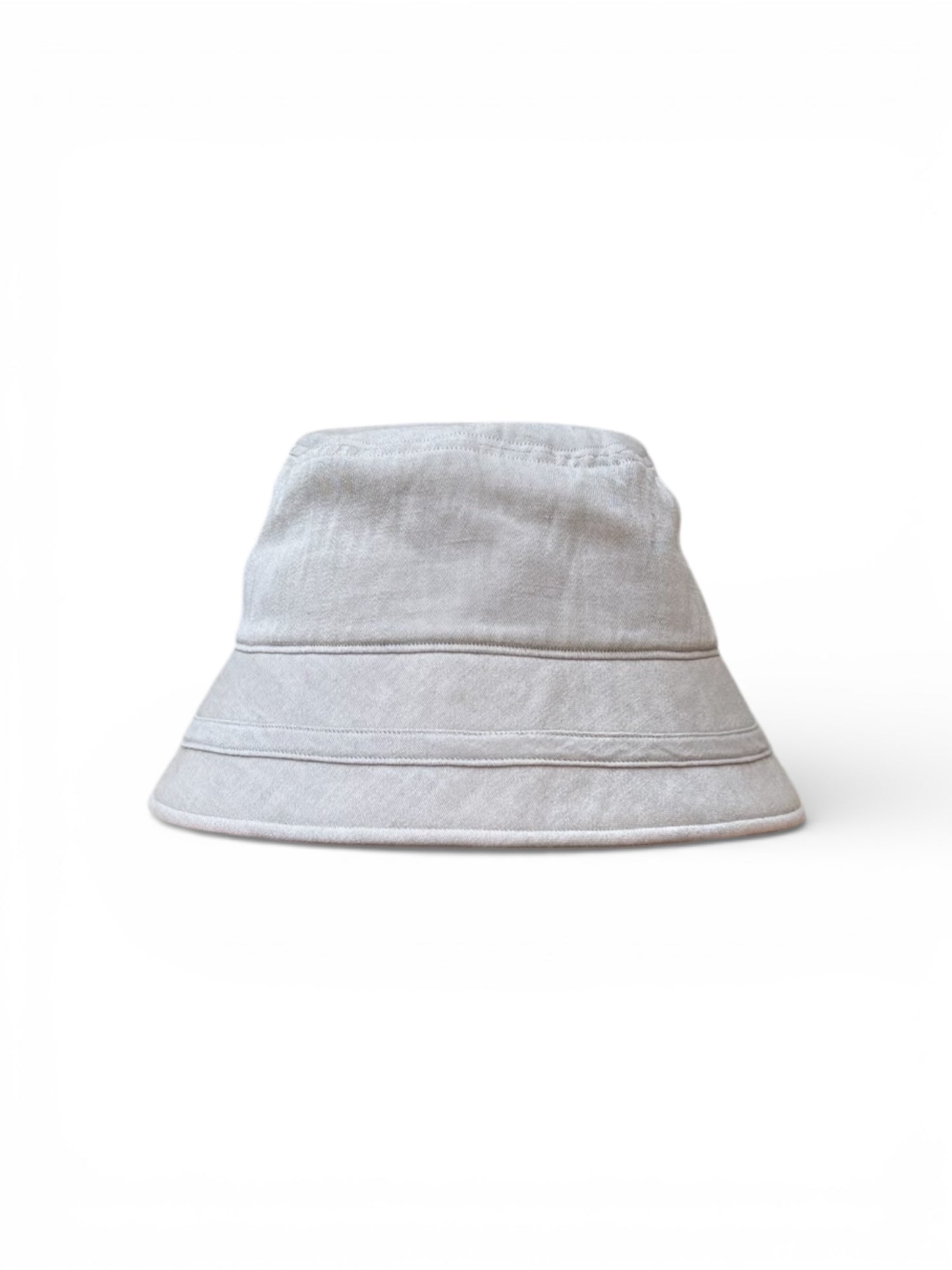 Linen On Brim Bucket Hat
