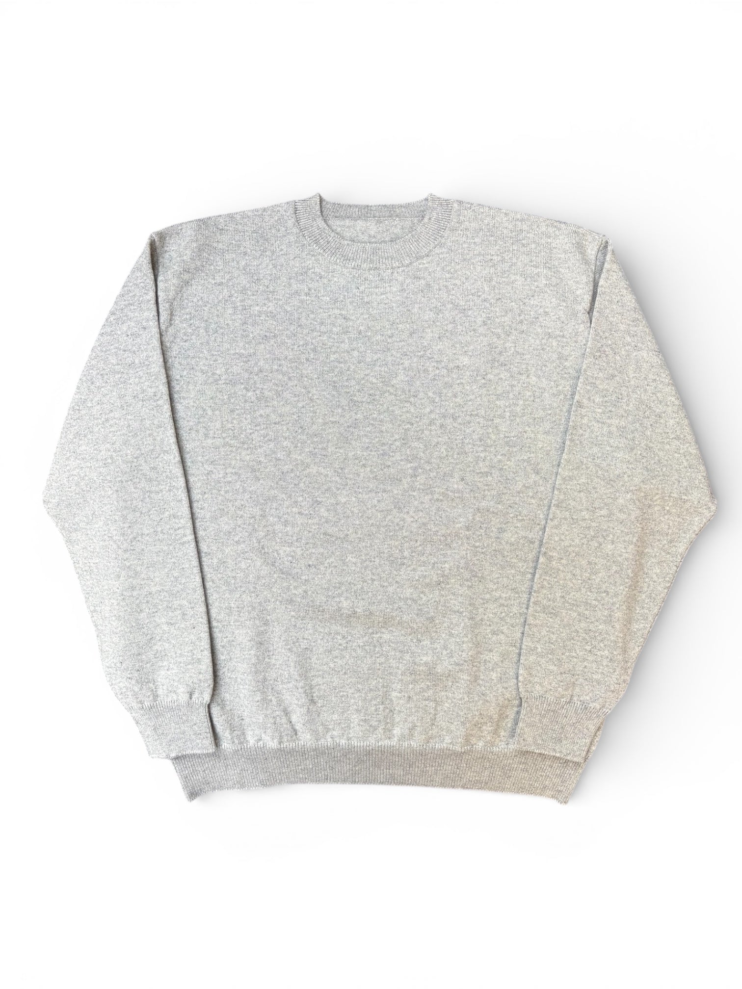 Rigid Cashmere Sweater Crew Neck Pullover