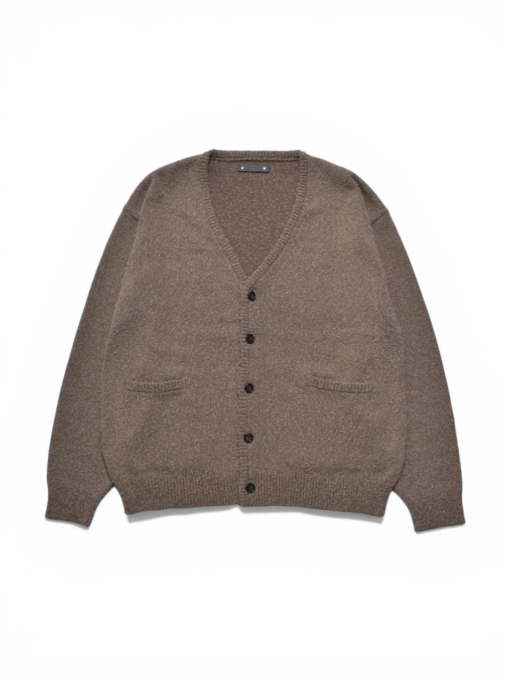 Grainy Cotton Knit Cardigan