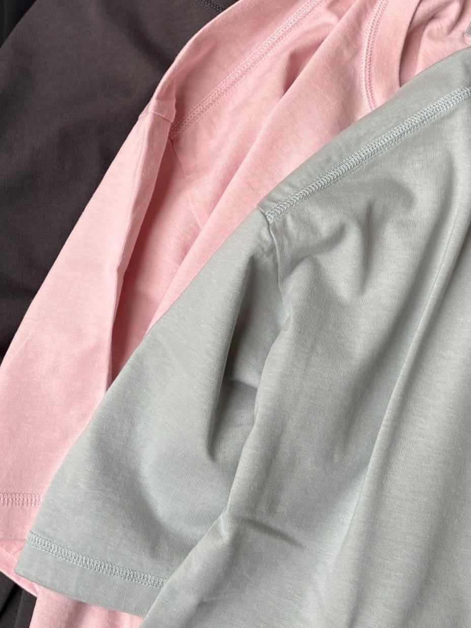 Basic Cotton Crew-Neck Tee