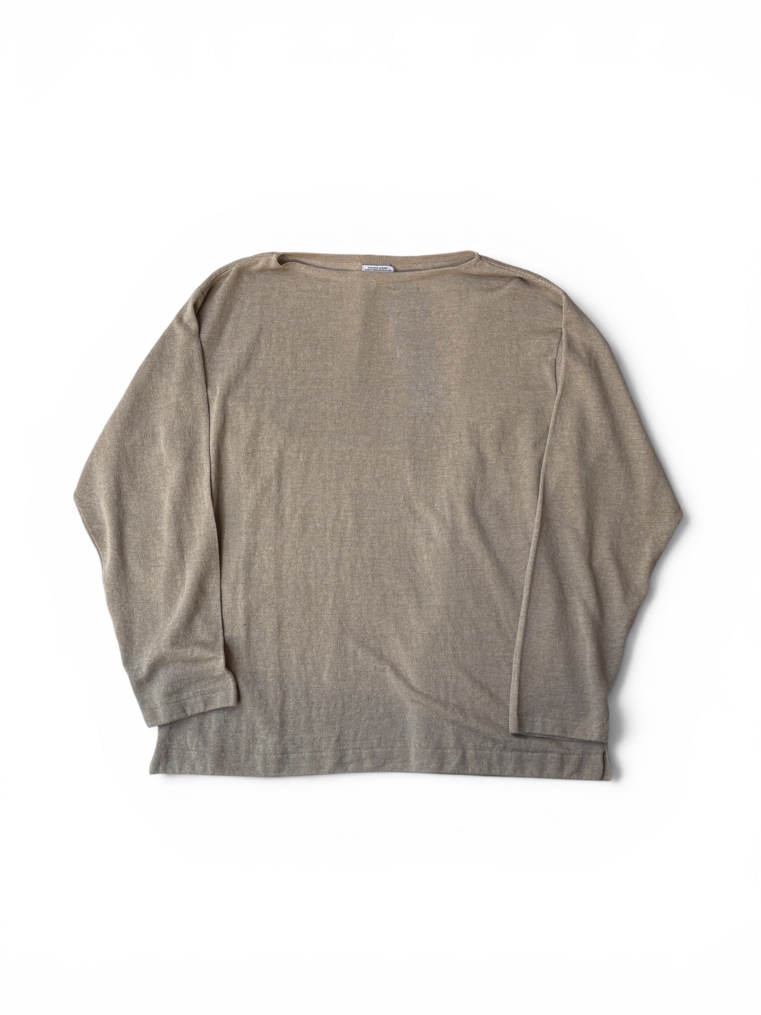 Ama Linen Basque Knit P/O