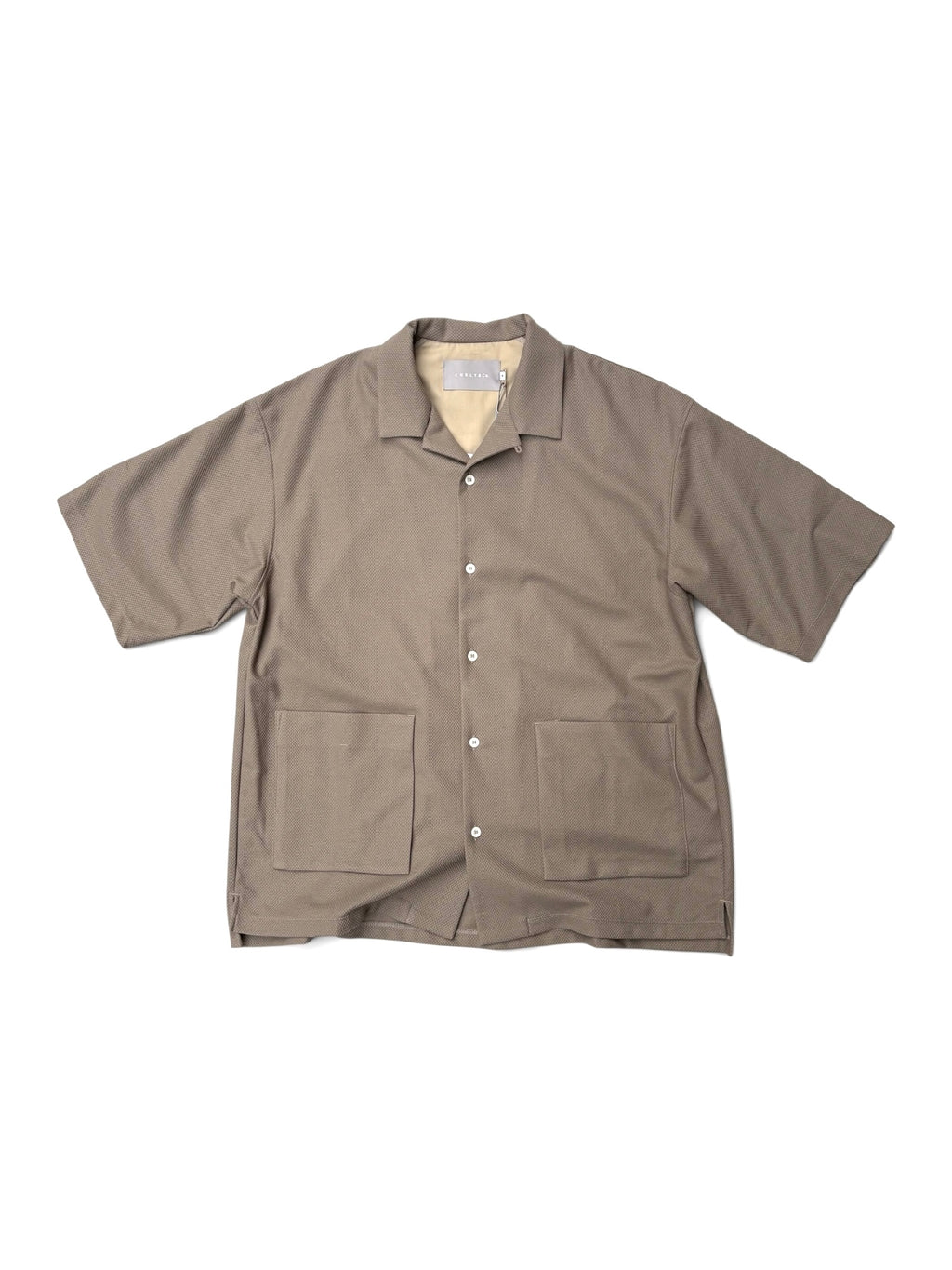 Bird’s Eye Jersey Open-Collar Shirt