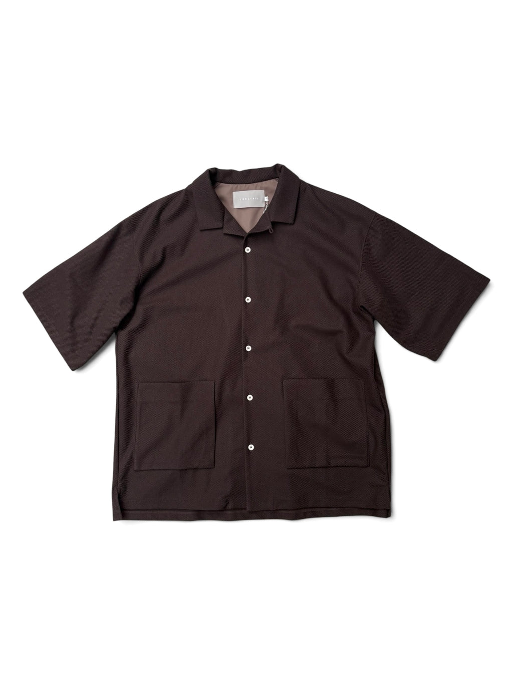 Bird’s Eye Jersey Open-Collar Shirt