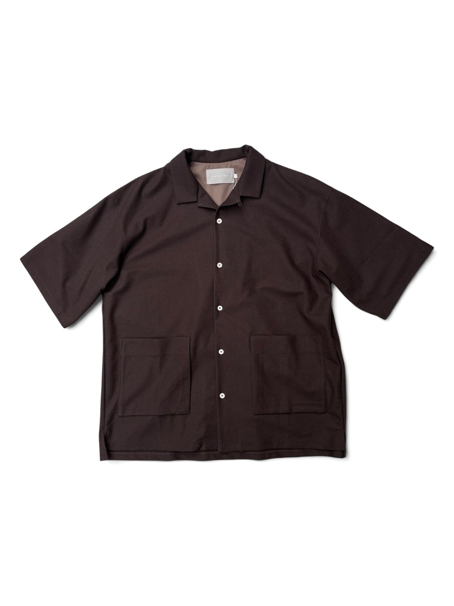 Bird’s Eye Jersey Open-Collar Shirt