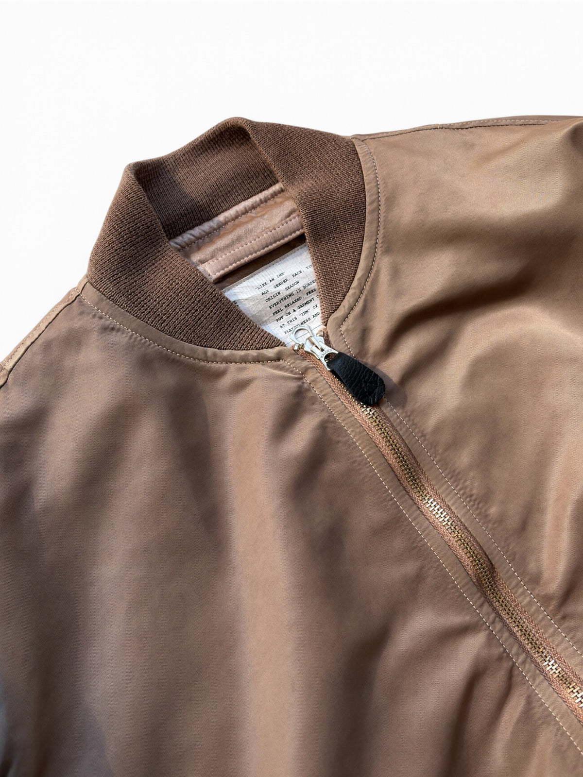 Hand-Dyed Bomber Jacket