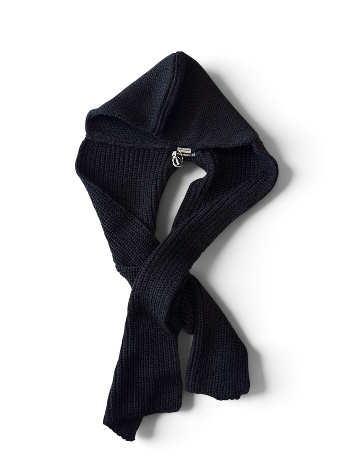 Merino Wool Hoodie Muffler