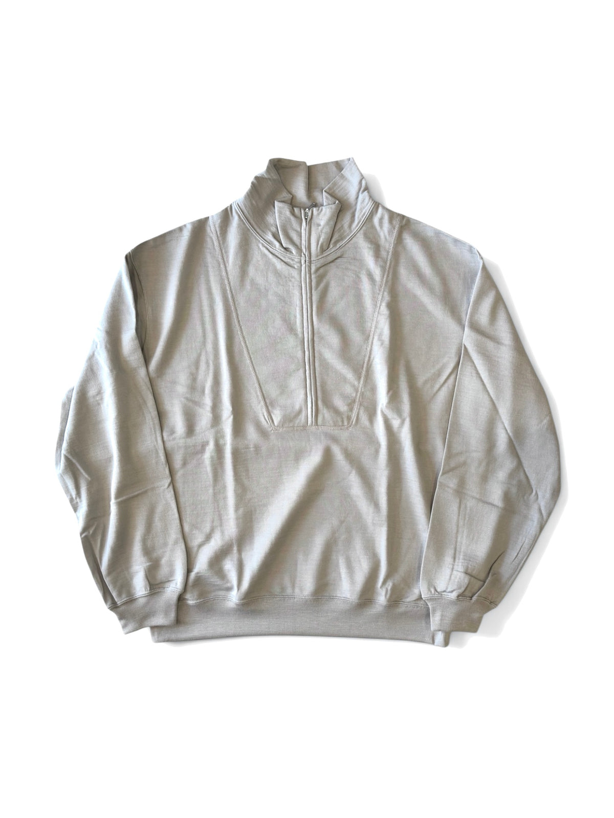 Half Zip Wool Sweat