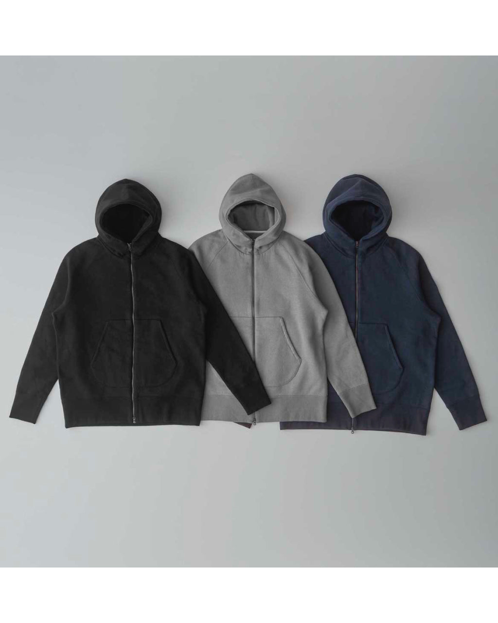 Raffy Zip Parka -solid brushed-