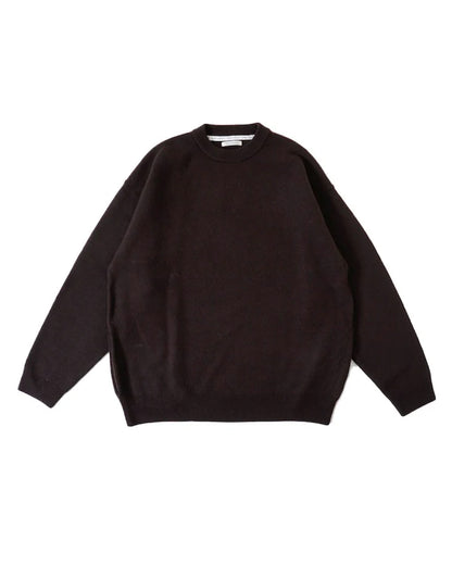 Felted Merino Wool Crew Neck Knit