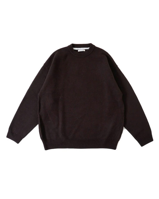 Felted Merino Wool Crew Neck Knit
