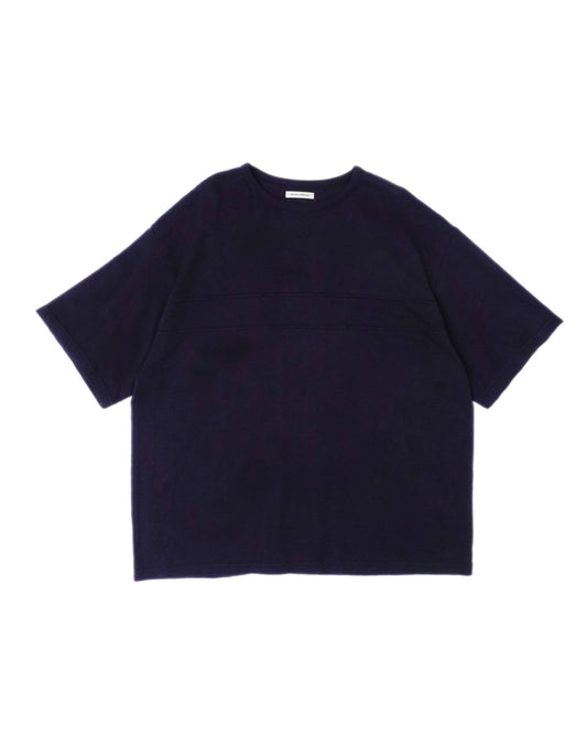 Crepe Weave S/S Panel T-Shirts