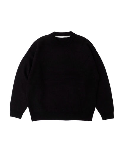 Felted Merino Wool Crew Neck Knit