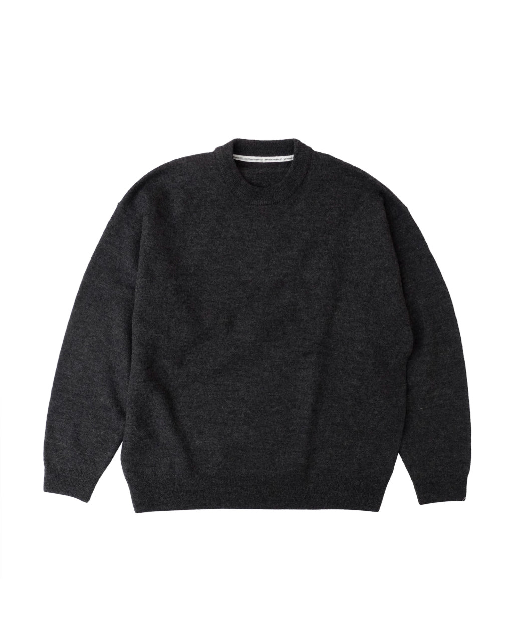 Felted Merino Wool Crew Neck Knit