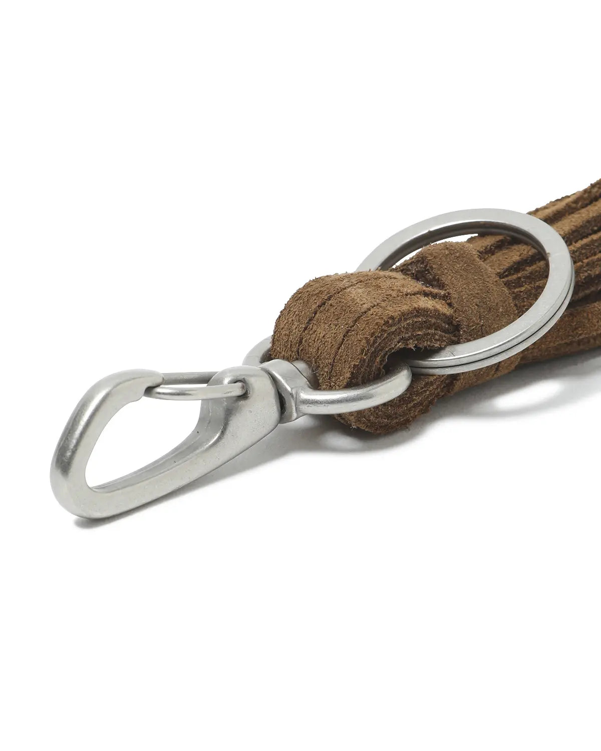 Tassel Key Ring with Cow Suede