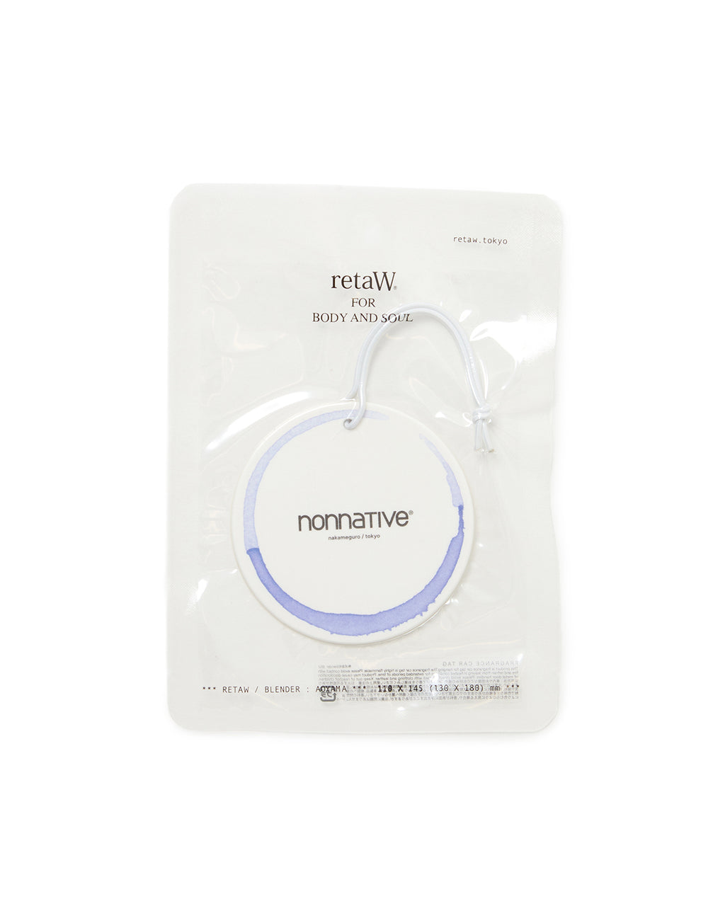 retaW x nonnative Car Tag "NAKAMEGURO"