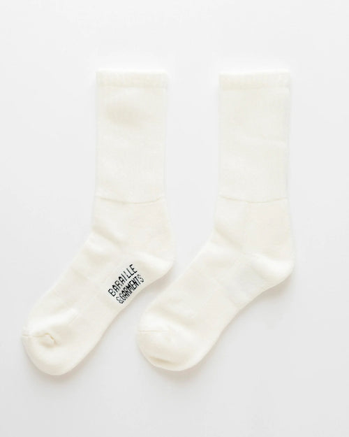 American Sea Island Cotton Rib Socks