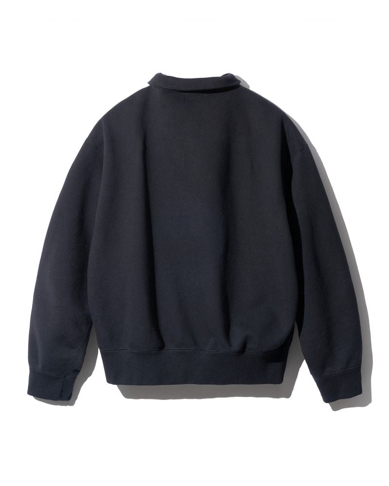 Cotton French Terry Half Zip Shirt