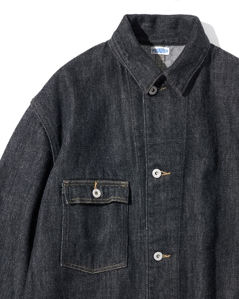 Loosely Woven Denim Coverall