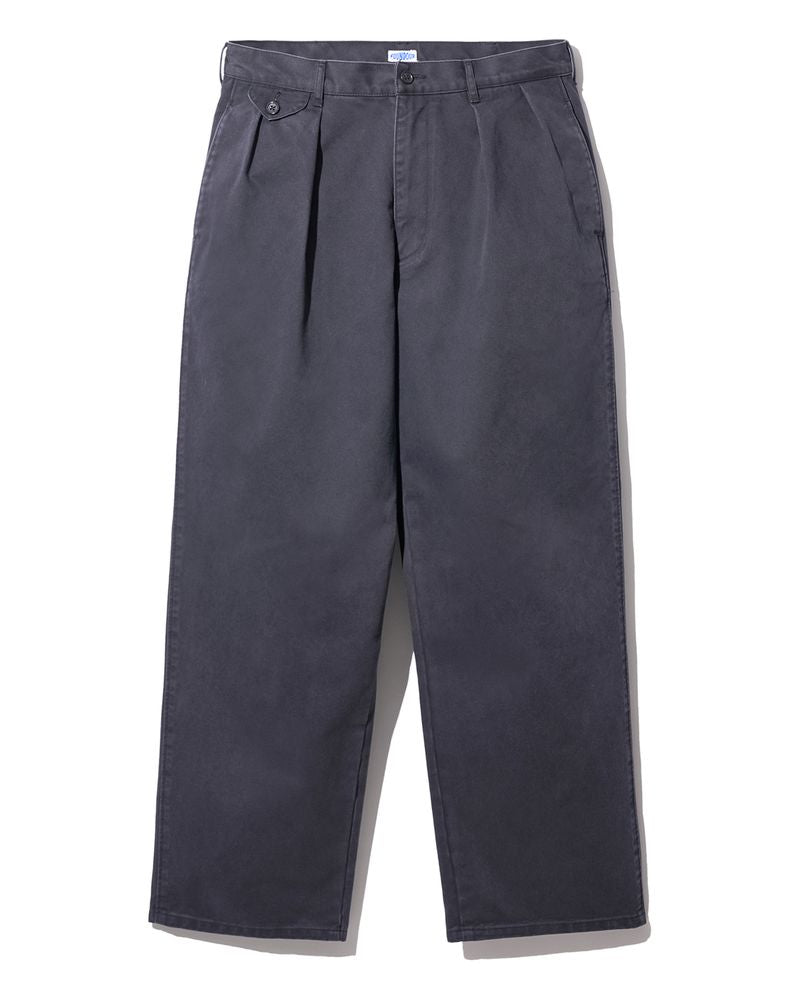 Cotton Wide Tuck Chinos