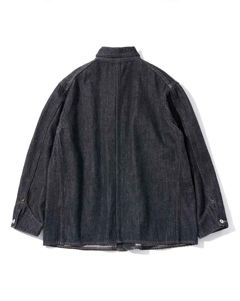 Loosely Woven Denim Coverall