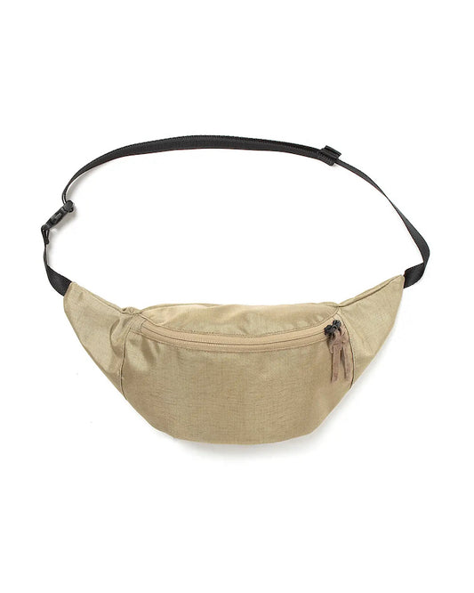 Waist Pouch Nylon Oxford with Cow Suede